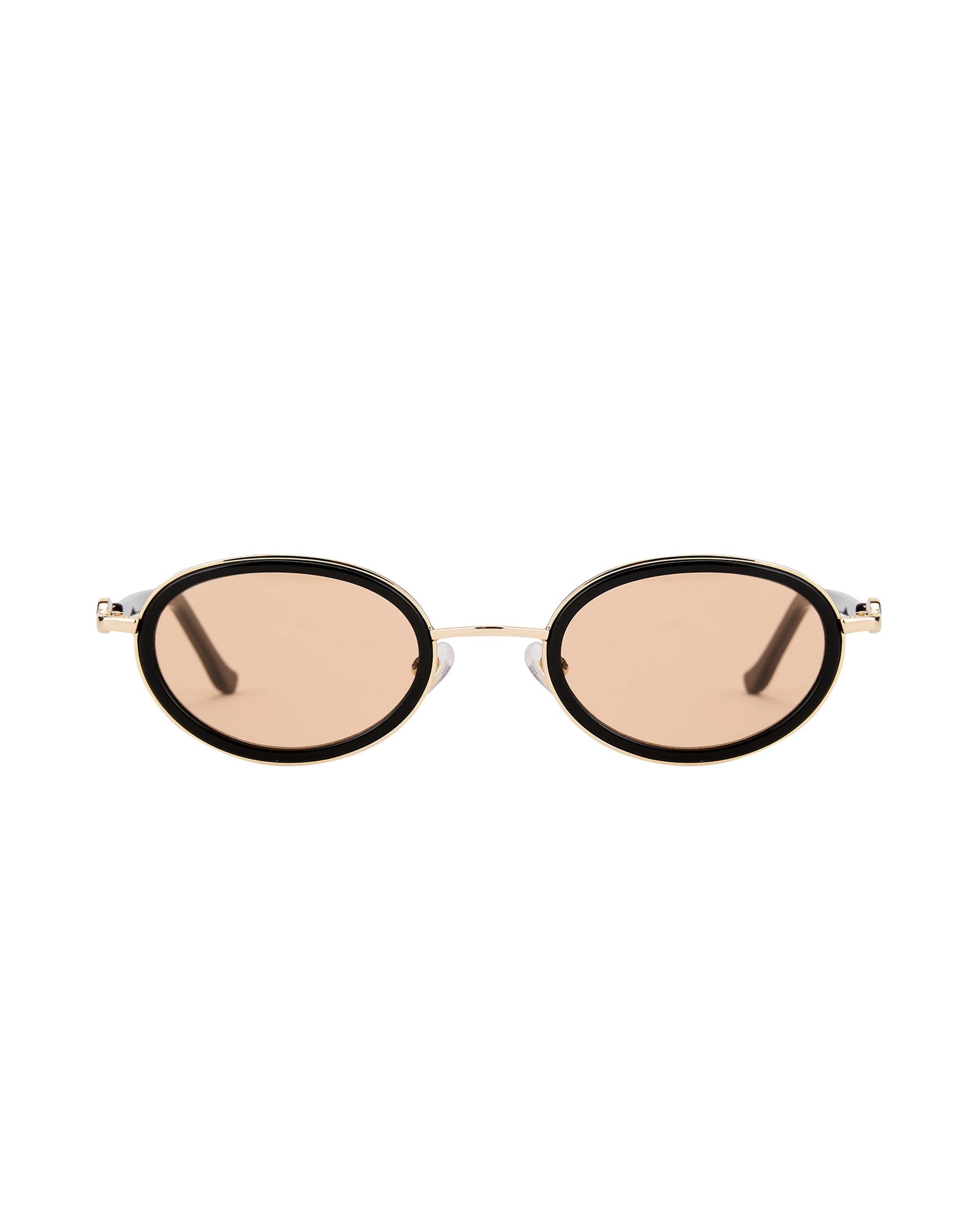 Rea - Orange on Black Sunglasses