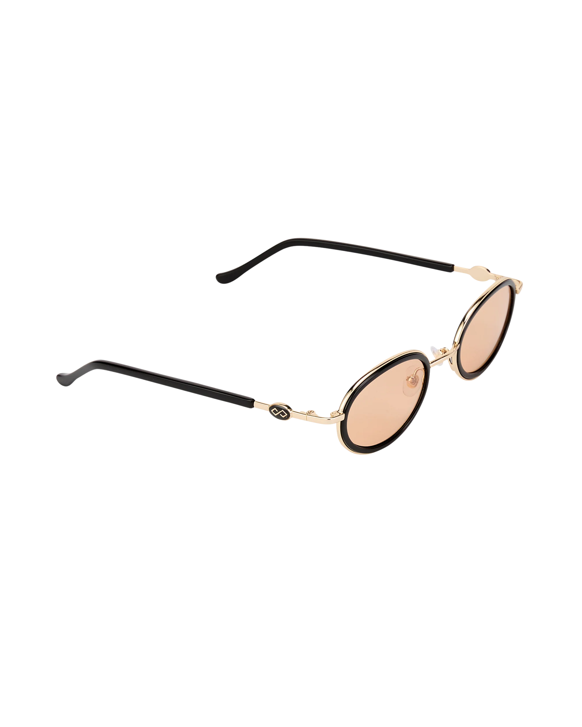 Rea - Orange on Black Sunglasses - Image 3