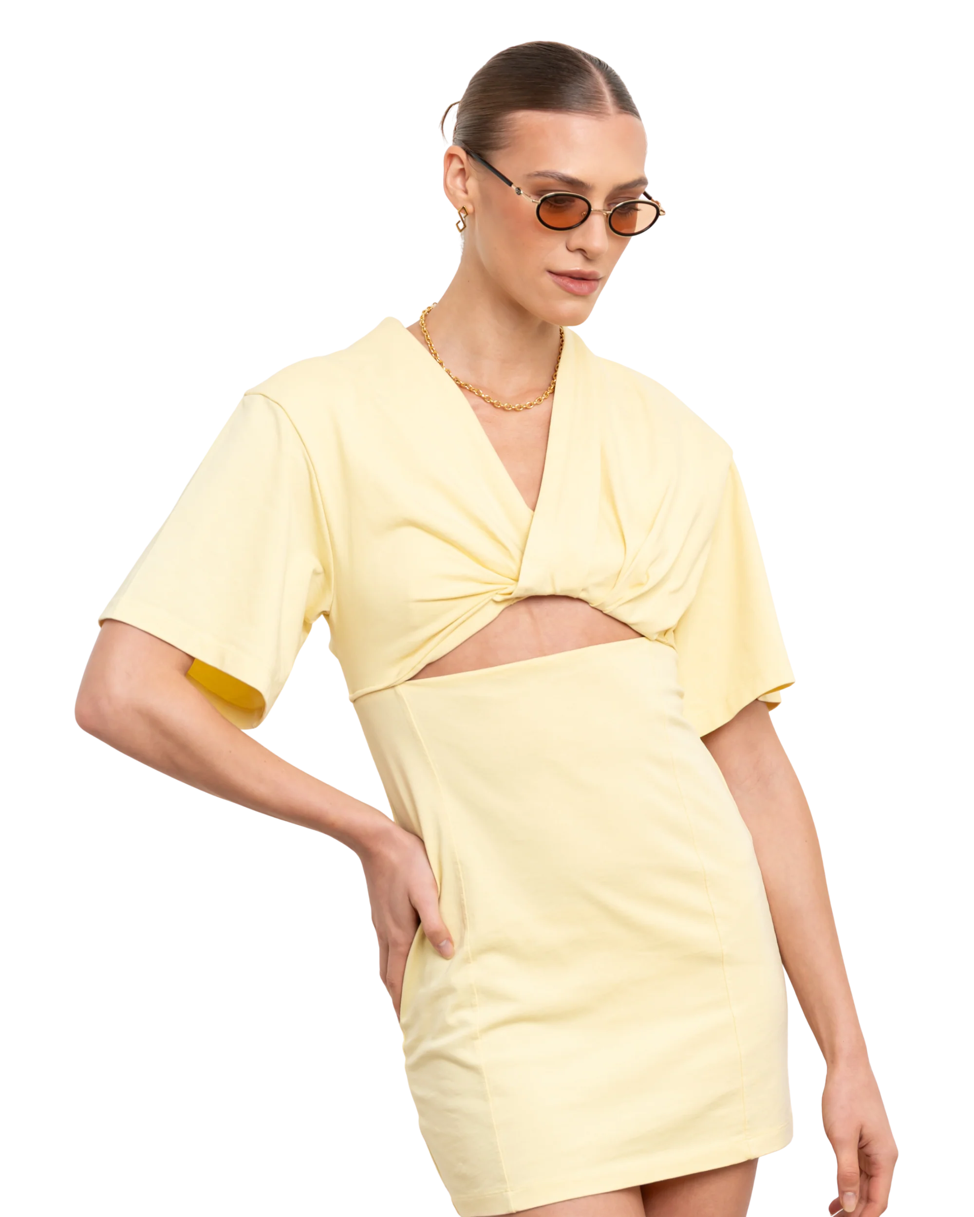 Rea - Orange on Black Sunglasses - Image 4