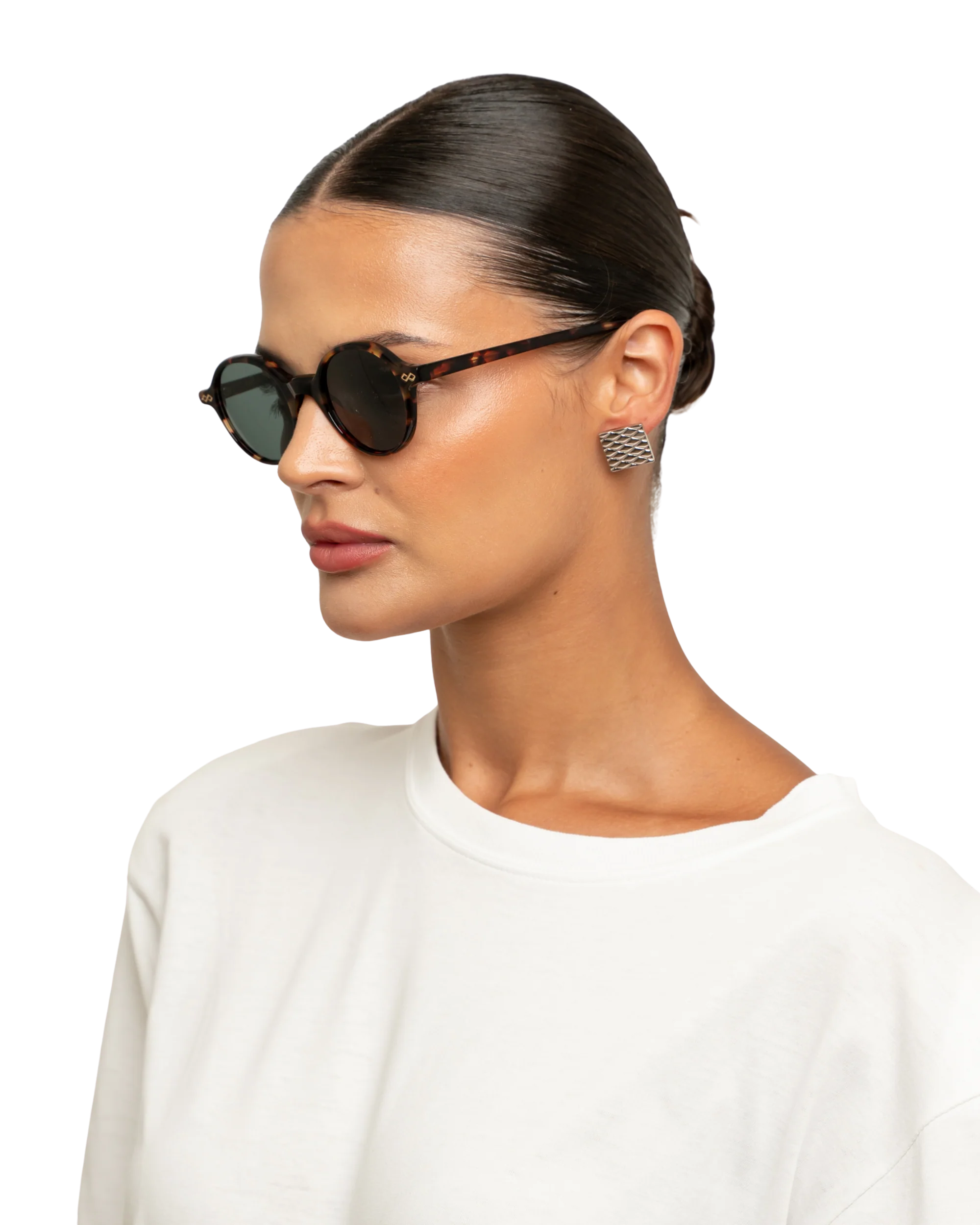 Rey - Green on Tortoise Sunglasses - Image 4