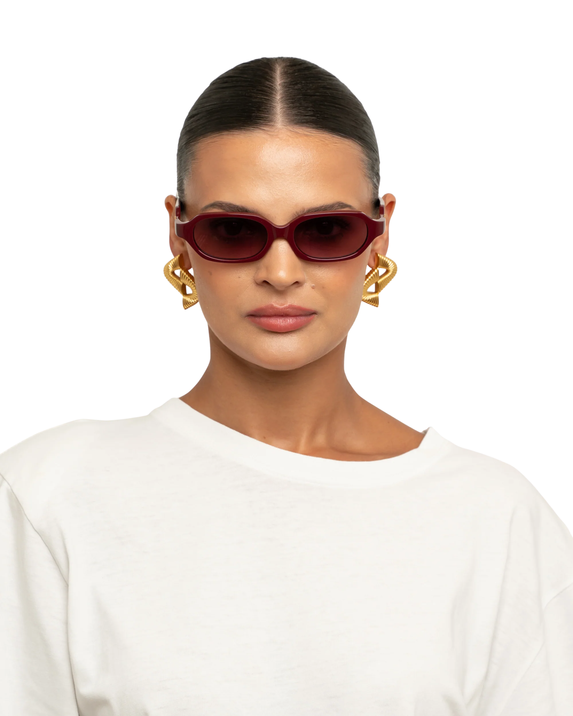 River - Burgundy Sunglasses - Image 2