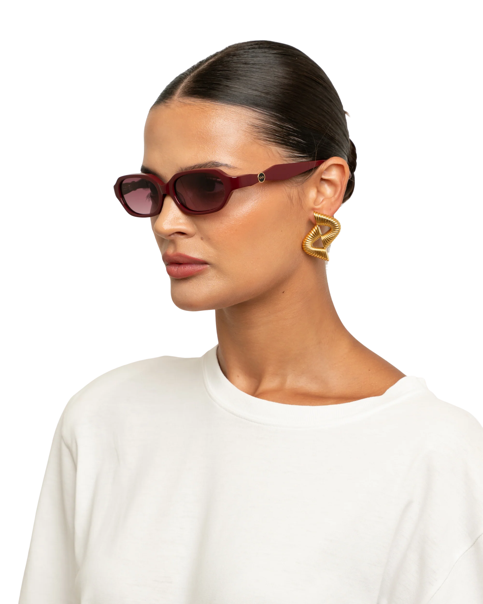 River - Burgundy Sunglasses - Image 4