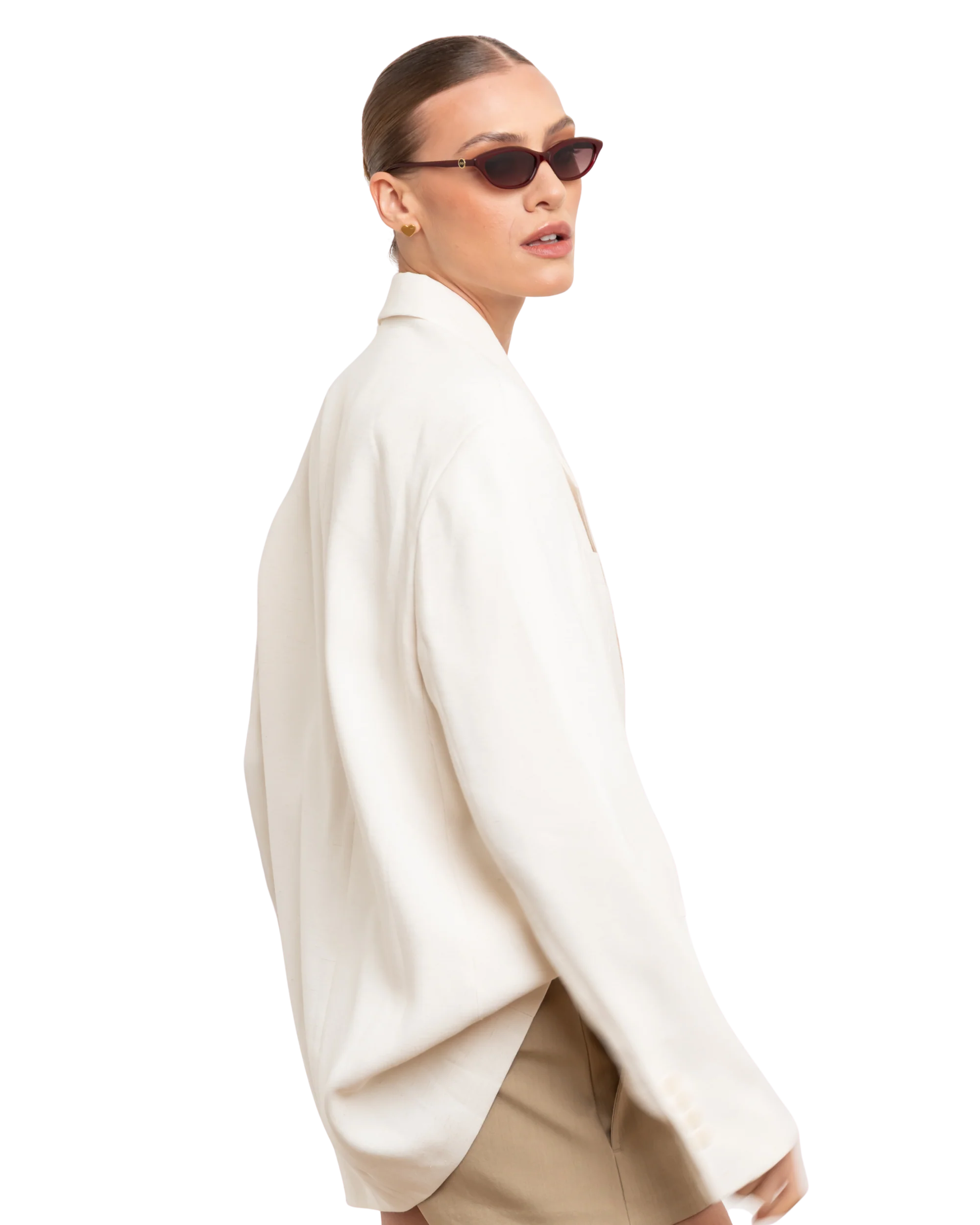 Serene - Burgundy Sunglasses - Image 4