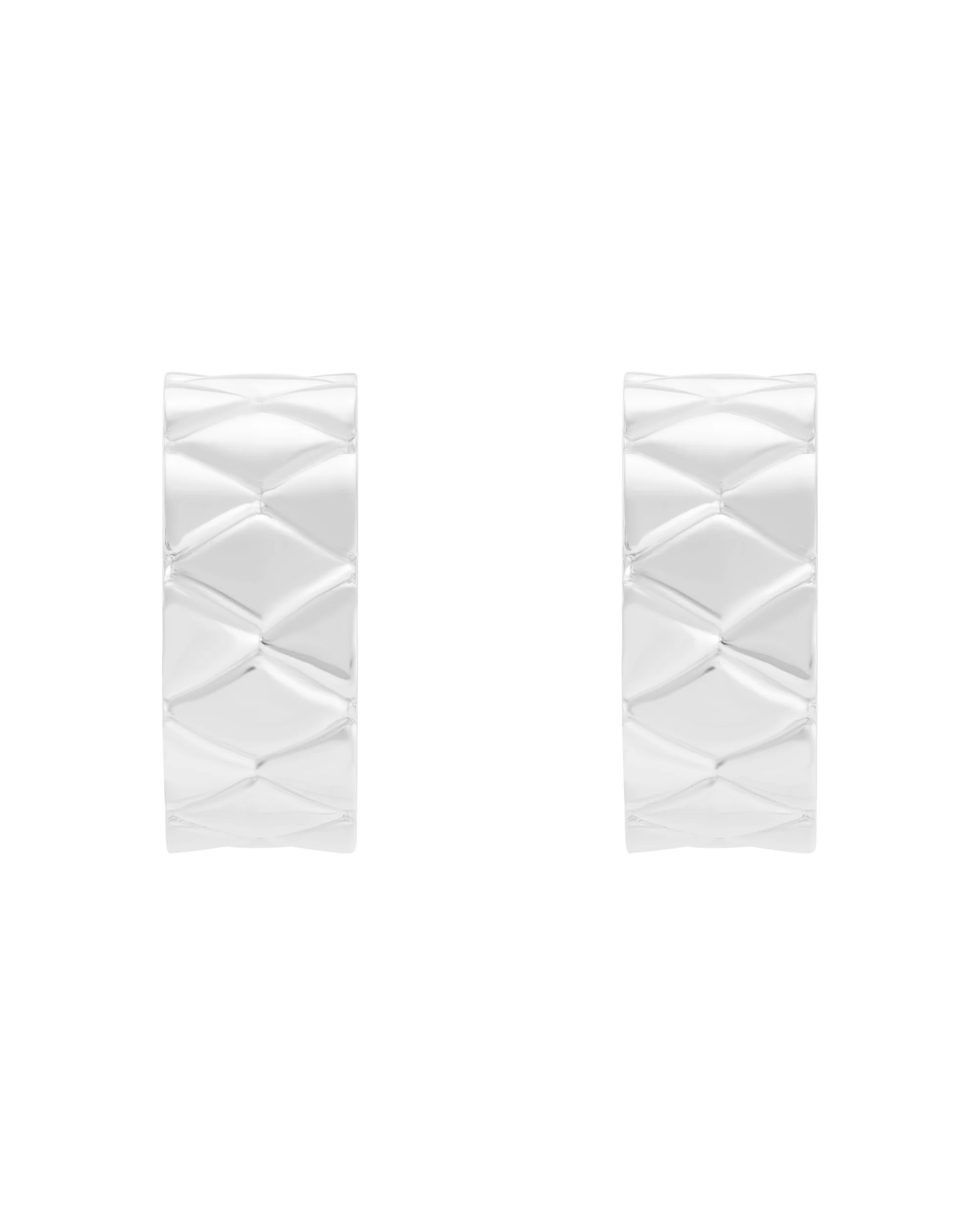Signature Loop Earrings - Silver - Image 3
