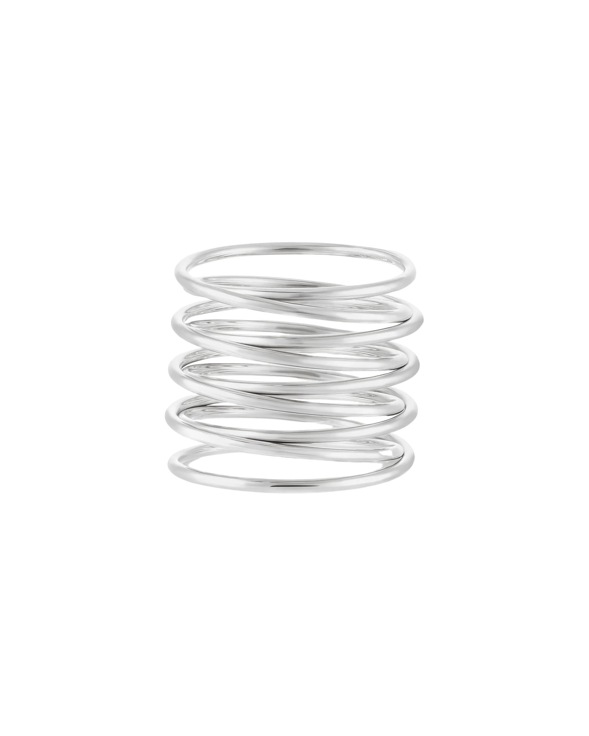 Spiral Ring Silver - 52MM