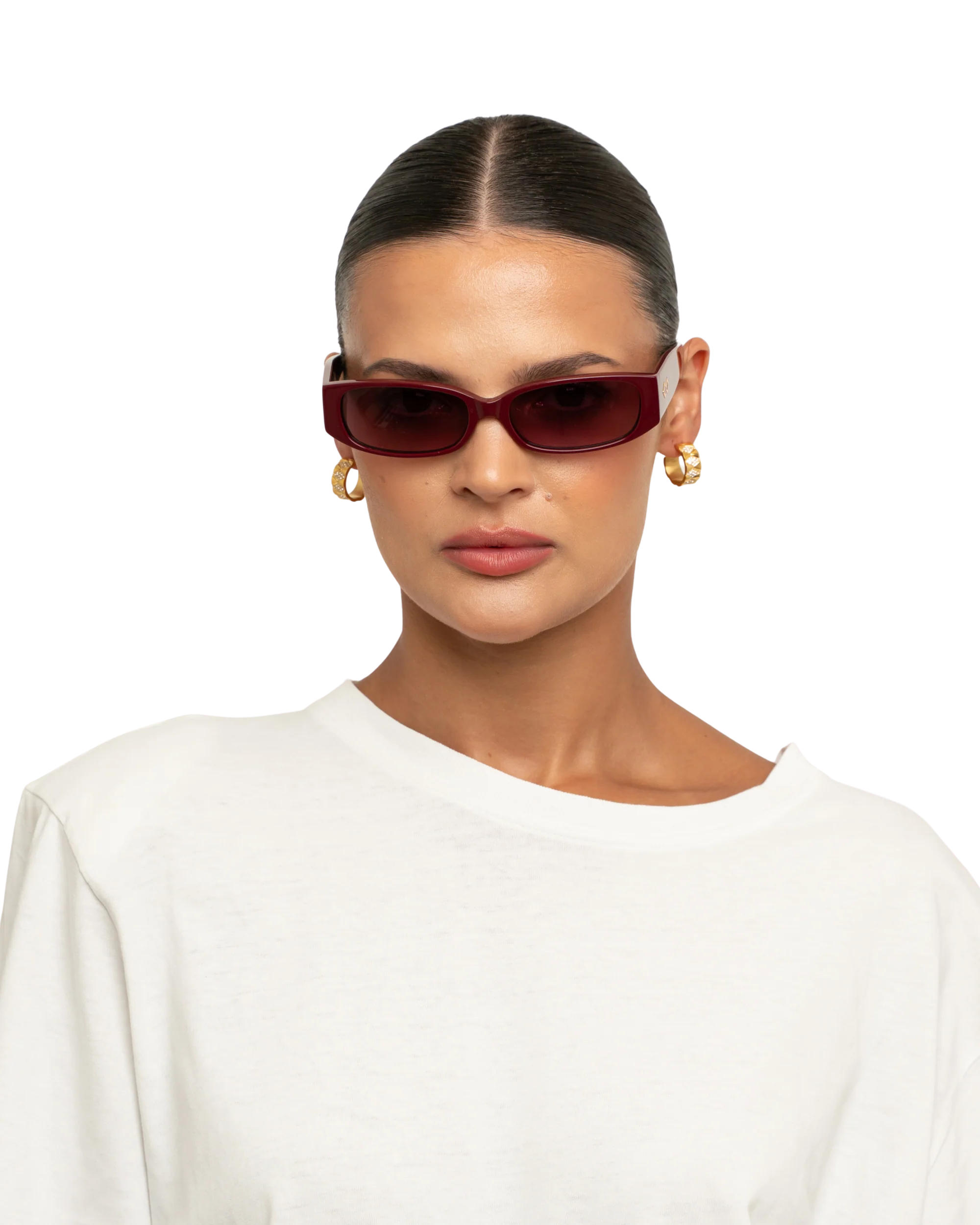 Tala - Burgundy Sunglasses - Image 2